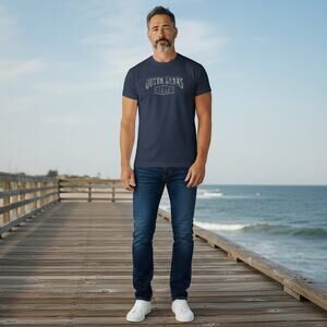 Outer Banks T Shirt Mens Large Blue Graphic North Carolina Coastal